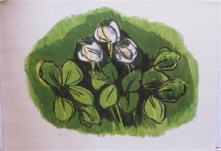 MORLOTTI ENNIO (1910 - 1992) Senza titolo. Litografia. Cm 70x50. Tiratura:...