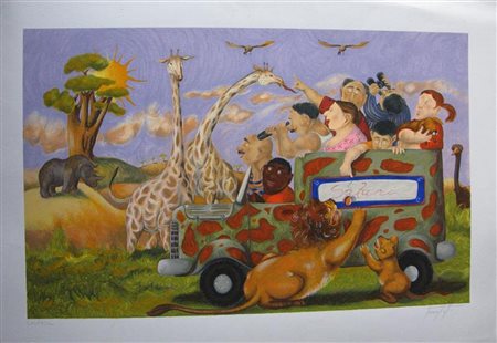 PROCOPIO PINO (n. 1954) Senza titolo. Litografia. Cm 70x100. Tiratura:...