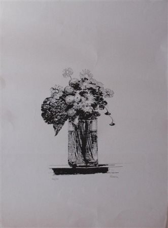 MANARA Senza titolo. Litografia. Cm 70x50. Tiratura: 44/50. Firma e tiratura...