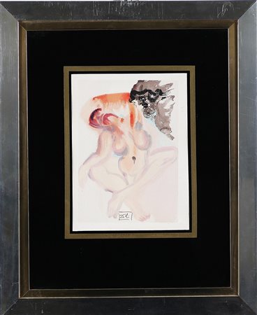 DALI' SALVADOR (1904 - 1989) I negligenti. Litografia. Certificato di...