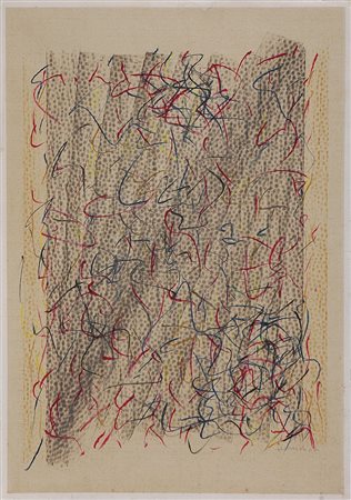 SERMIDI SERGIO (n. 1937) Senza titolo, 1967. Tecnica mista su carta. Cm...