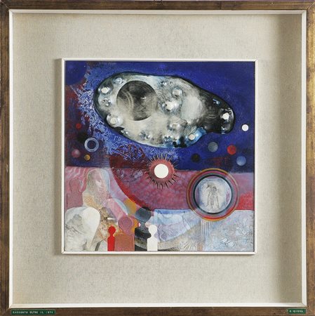 CIGNA GIORGIO (1939 - 2005) Racconto oltre il 1971, 1971. Tecnica mista su...