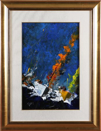 TORALDO FRANCESCO (n. 1960) Mascalzone latino, 2007. Olio su tavola. Cm...