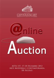 ASTA 157 - Arte Moderna e Contemporanea - SOLO ONLINE E TELEFONO - NESSUNA ESPOSIZIONE - Aste: 17-18 DICEMBRE 2012 dalle ore 10.00 e dalle ore 16.00