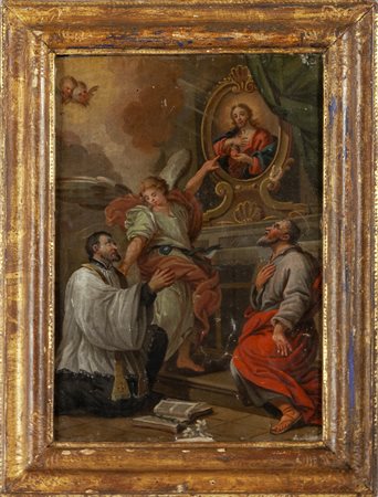 Scuola piemontese sec.XVIII "Adorazione del 