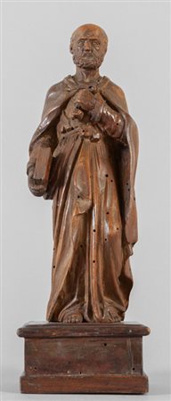 San Pietro, scultura in bosso, inizi 