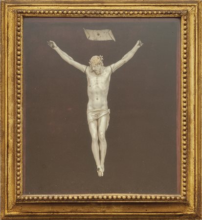 Cristo in avorio, sec.XVIII<br>cm.21x15