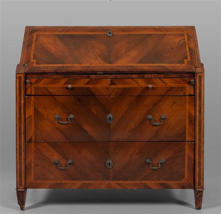 Ribalta Luigi XVI lastronata in palissandro e  