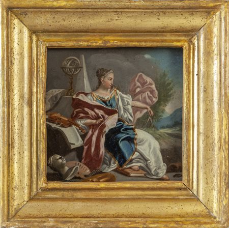 Scuola napoletana sec.XVIII "L'allegoria delle 