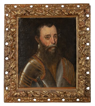 Scuola padovana sec.XVII "Ritratto di condottiero 