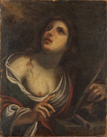 Scuola italiana sec.XVII "Figura femminile" 