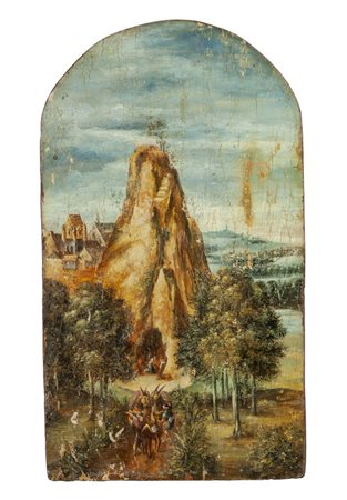 Scuola fiamminga sec.XVI "San Gerolamo nella 