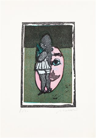 MINO MACCARI (1898-1989) - Senza Titolo, 1974