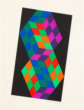 VICTOR VASARELY (1906-1997) - Senza Titolo