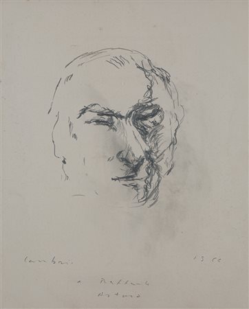 ARTURO CARMASSI (1925-2015) - Senza Titolo (Autoritratto), 1966