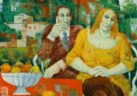 REMO SQUILLANTINI (1920-1996) - La villa, 1987