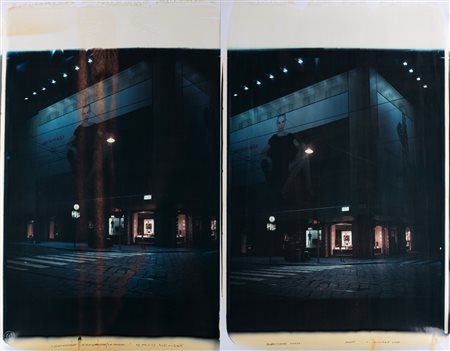 Maurizio Galimberti (1956)  - Studio notturno... via Montenapoleone/via Manzoni, 2009