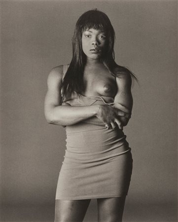 Steven Meisel (1954)  - Christine, dal portfolio "One Year in Tibet", 1990