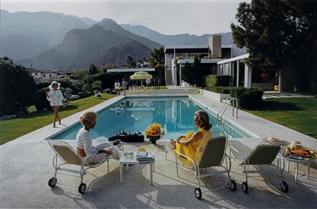 Slim Aarons (1916-2006)  - Poolside Gossip, years 1970