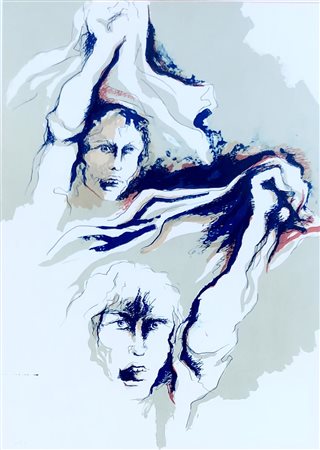 MURER AUGUSTO Pie’ Facalde (Bl) 1922 Protesta Litografia su carta p.d.a....