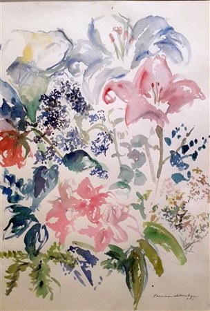 SCIACCALUGA FRANCESCO Genova (Ge) 1968 Natura morta 2006 Acquarello su...