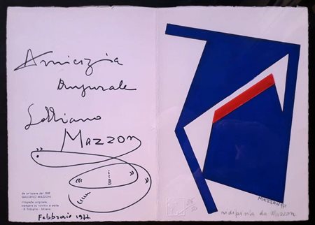 MAZZON GALLIANO Camisano Vicentino (Vi) 1896 Composizione 1971 Mista su...