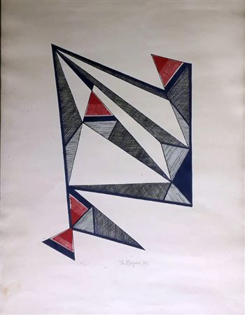 MAZZON GALLIANO Camisano Vicentino (Vi) 1896 Senza titolo 1969 Litografia...