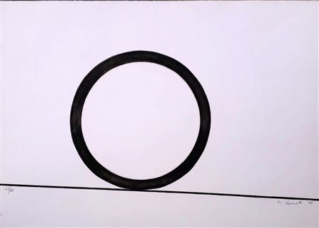 STACCIOLI MAURO Volterra (Pi) 1938 Senza titolo 2007 Litografia su carta es....