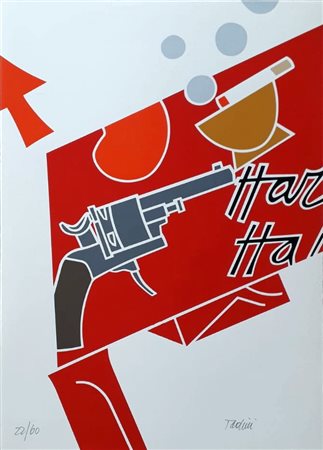 TADINI EMILIO Milano (Mi) 1927 Harrington Garden Suite 1975 Serigrafia su...