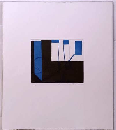 DELLA TORRE ENRICO Pizzighettone (Cr) 1931 Senza titolo Incisione acquatinta...