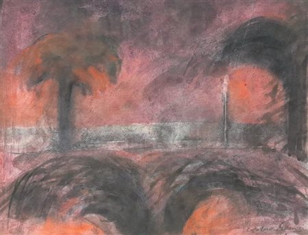 GUENZI COSTANTINO Milano (Mi) 1926 Sestri Levante 1970 Mista su carta...