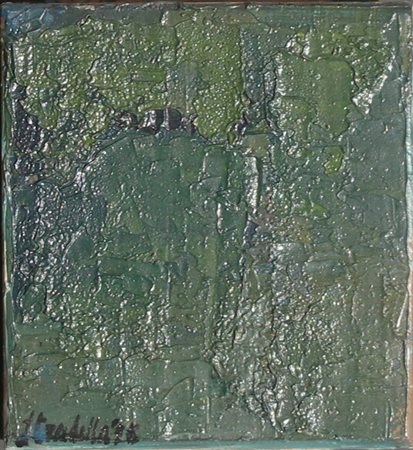 STRADELLA LUIGI Monza (Mb) 1929 Foglie morte 1995 Olio su tavola...