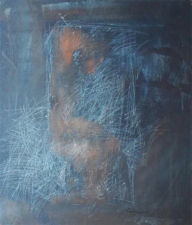 GUENZI COSTANTINO Milano (Mi) 1926 Senza titolo 1970 Mista (graffiata) su...