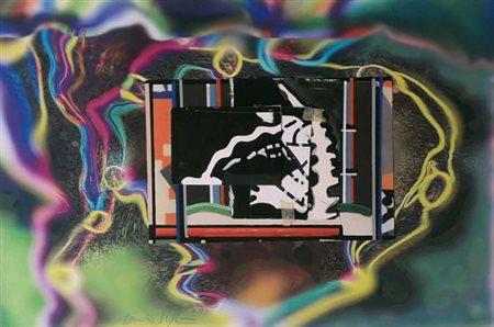 VOLPINI RENATO Napoli (Na) 1934 Senza titolo Tecnica mista e collage su...