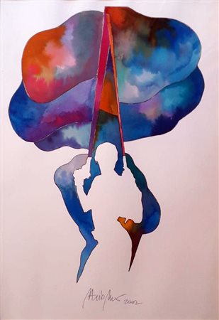 BREVI DARIO Limbiate (Mb) 1955 Figura 2002 Mista su cartoncino 50,00x35,00