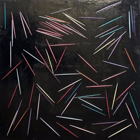 OGGIONNI NATALE milano (milano) 1962 Semi zen 2013 Mista su legno e plastica...