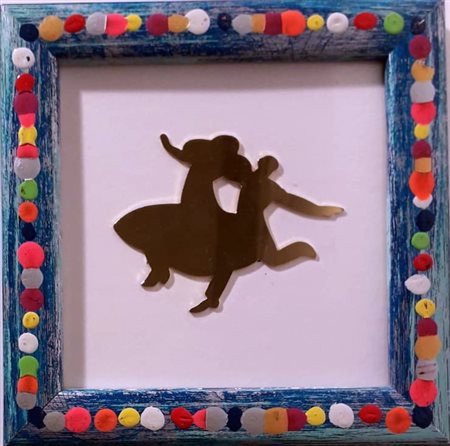 LODOLA MARCO Pavia (Pv) 1955 Ballerini 2010 Ottone traforato a mano e dorato...