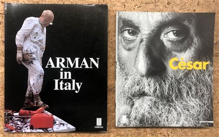 CÉSAR BALDACCINI E ARMAN - Lotto unico di 2 cataloghi
