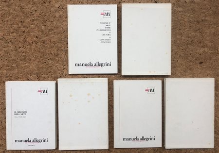 GALLERIA MANUELE ALLEGRINI - Lotto unico di 3 cataloghi editi dalla Galleria