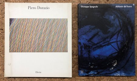 PIERO DORAZIO E GIUSEPPE SPAGNULO - Lotto unico di 2 cataloghi