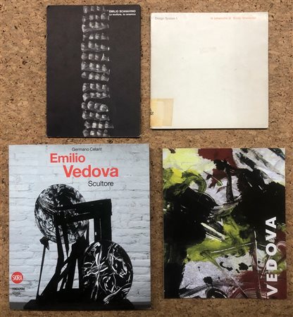 EMILIO VEDOVA E EMILIO SCANAVINO - Lotto unico di 4 cataloghi
