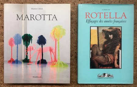 GINO MAROTTA E MIMMO ROTELLA - Lotto unico di 2 cataloghi