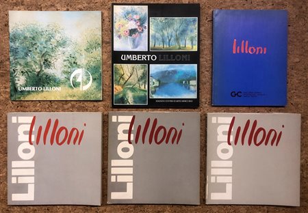 UMBERTO LILLONI - Lotto unico di 6 cataloghi