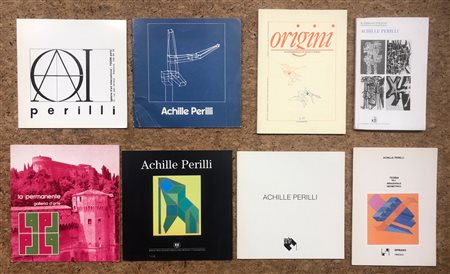 ACHILLE PERILLI - Lotto unico di 8 piccoli cataloghi: