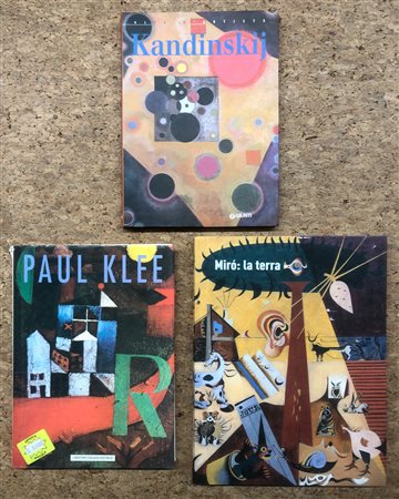 GRANDI MAESTRI DELLA STORIA DELL'ARTE - Lotto unico di 3 cataloghi: