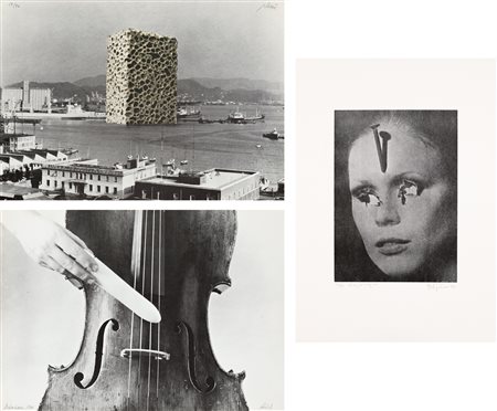 AUTORI VARI (PLESSI, STURLI, KUBISCH) - Lotto unico composto da 3 litografie