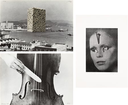 AUTORI VARI (PLESSI, STURLI, KUBISCH) - Lotto unico composto da 3 litografie