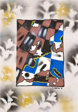 LEONARDO SANTOLI (1959) - Senza Titolo, 1991