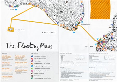CHRISTO (1935) - The floating piers, 2016