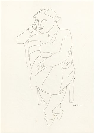 GINO MELONI (1905-1989) - Senza Titolo